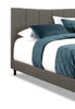 Paseo Queen Platform Bed – Grey - Contemporary style Bed in Grey Plywood