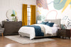 Paseo Queen Platform Bed – Taupe