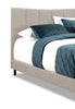 Paseo Queen Platform Bed – Taupe - Contemporary style Bed in Taupe Plywood