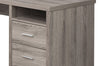 Pollie Reversible L-Shaped Desk - Dark Taupe  