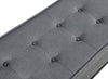 Ryan Storage Bench - Dark Grey 
