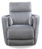 Ember 36" Fabric Swivel Glider Reclining Chair - Silver Cotton | Fauteuil pivotant, coulissant et inclinable Ember de 36 po en tissu - coton argenté