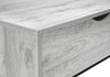 Bence 42" Modern Lift Top Coffee Table with Storage - Taupe with Black Metal Legs|Table à café moderne Bence de 42 po avec dessus relevable et rangement - taupe avec pattes en métal noir