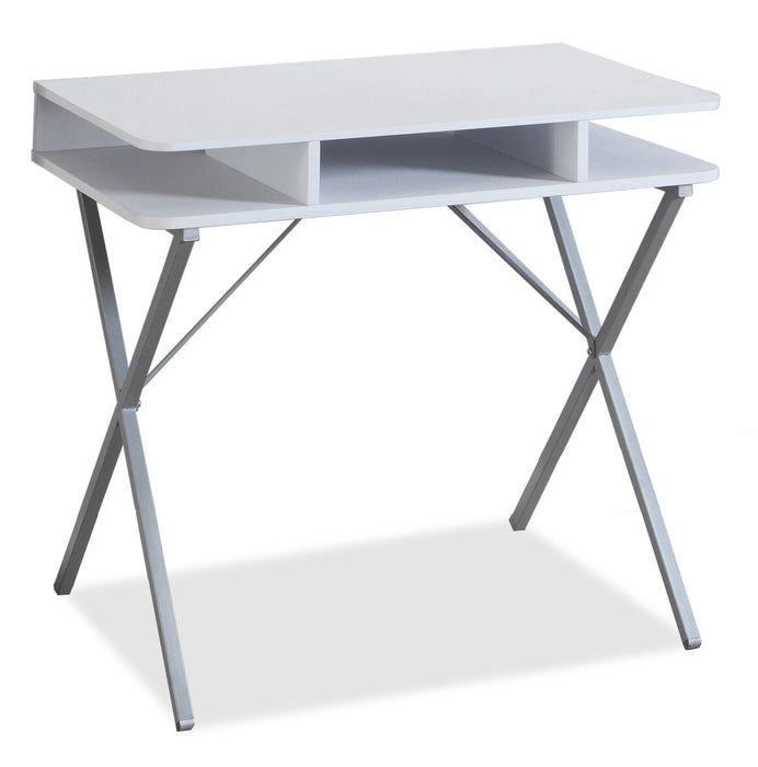 Laura 31.5\" with Open Shelves - White