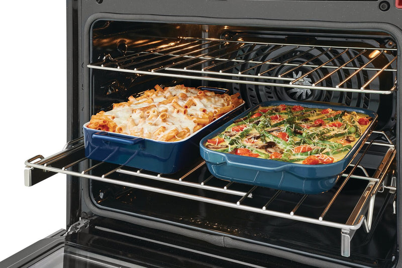 Frigidaire Gallery 30\" 5.3 Cu. Ft. Electric Single Wall Oven with Total Convection - Smudge-Proof® Black Stainless Steel - GCWS3067AD