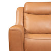 Scott Living Prescott 88.5" Genuine Leather Power Reclining Sofa with Power Headrests - Butternut Brown | Sofa à inclinaison électrique Prescott de Scott Living de 88,5 po en cuir véritable avec appuie-têtes électriques - brun courge musquée