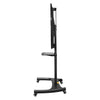 Kanto MTM65PL Height Adjustable Mobile TV Cart with Adjustable Shelf for 37" to 65" TVs, Black 