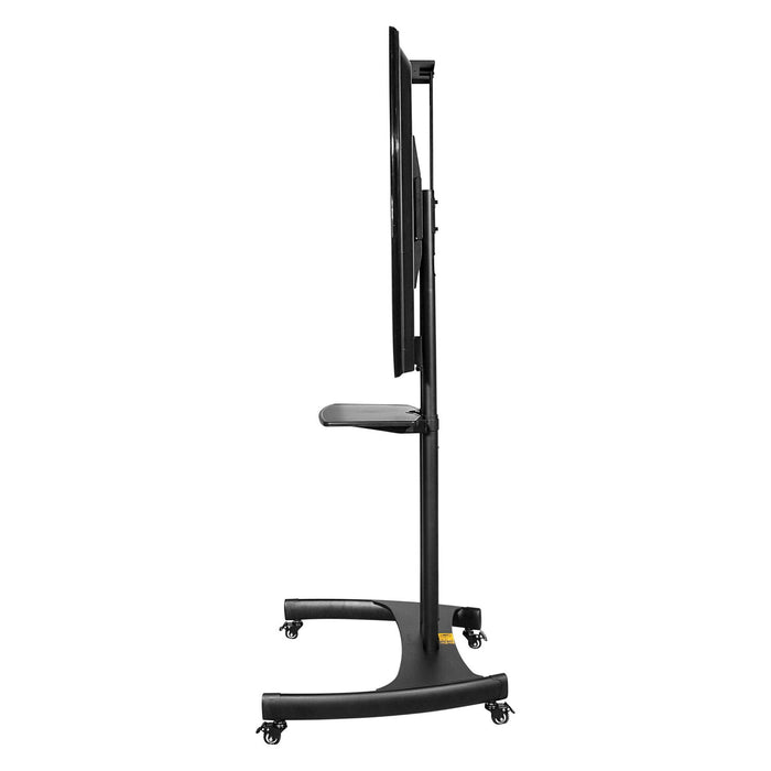 Kanto MTM65PL Height Adjustable Mobile TV Cart with Adjustable Shelf for 40\" to 70\" TVs, Black