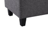 Kai 3-Piece Storage Ottomans - Contemporary style Ottoman in Grey Medium Density Fibreboard (MDF)
