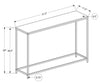 Alma Sofa Table - White 