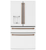Café 4-Piece Brushed Copper Handle Kit for French-Door Refrigerator - CXQB4H4PNCU 