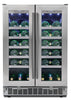 Silhouette Napa 4.7 Cu. Ft. 42-Bottle French-Door Wine Cooler - DWC047D1BSSPR 