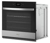 Whirlpool 30" 4.3 Cu. Ft. Electric Single Wall Oven with True Convection - Fingerprint Resistant Sta… | Four mural simple électrique Whirlpool de 4,3 pi³ et de 30 po avec convection véritable - acier inox…
