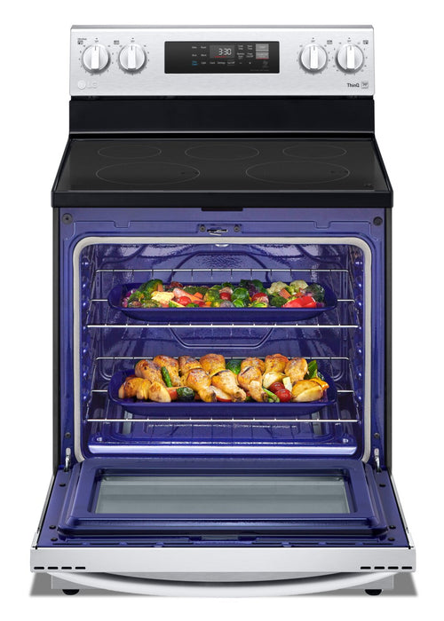 LG 6.3 Cu. Ft. Smart Electric Range with EasyClean® - Stainless Steel - LREL6321S