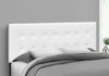 Estel Queen Headboard - White - Contemporary style Headboard in White Medium Density Fibreboard (MDF), Solid Woods