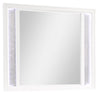Ava Bedroom Dresser Mirror with LED Light, Glam - White | Miroir de commode de chambre à coucher somptueux Ava avec éclairage à DEL - blanc