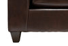 Addison Leath-Aire Sofa - Brown 