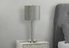 24" Nickle Metal 2-Piece Set, with Two Table Lamps and USB Charging|Ensemble 2 lampes de table de 24 po en métal nickel avec recharge USB