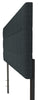 Ellis Upholstered Headboard in Charcoal Fabric, Button Tufted - Full Size | Tête de lit rembourrée Ellis en tissu anthracite avec capitonnage à boutons - format lit double
