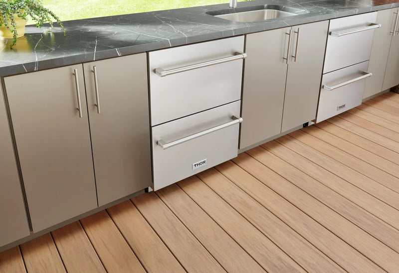 Thor Kitchen 3.36 Cu. Ft. Indoor/Outdoor Freezer Drawer - TRZ24U