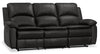 Chandler Leath-Aire Power Reclining Sofa - Grey  