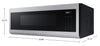 Samsung 1.1 Cu. Ft. Low-Profile Over-the-Range Microwave - ME11A7710DS/AC 