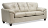 Addison Leath-Aire Sofa - Beige 