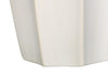 27" Cream Ceramic Table Lamp with Ivory Shade|Lampe de table de 27 po en céramique crème avec abat-jour ivoire