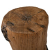 Jordy Ottoman Accent Table – Original  - Rustic style End Table in Original  Cement