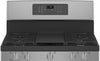 GE 5.0 Cu. Ft. Freestanding Gas Range with No-Preheat Air Fry - JCGB735SPSS 
