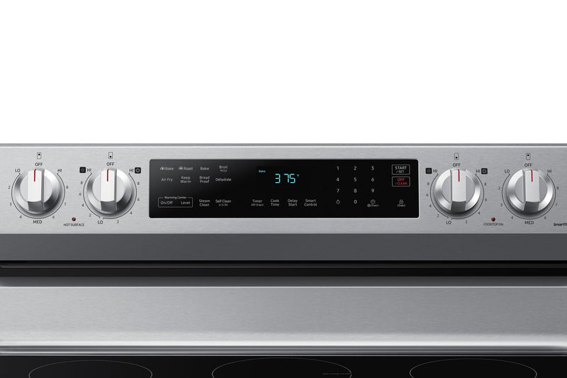 Samsung 6.3 Cu. Ft. Smart Electric Free Standing Range with Air Fry - Stainless Steel - NE63A6511SS/AC