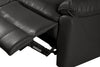 Chandler Leath-Aire Reclining Loveseat - Grey  