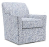 Made in Canada Sofa Lab Customizable Swivel 31\" Fabric Accent Chair - Spa Multicolour