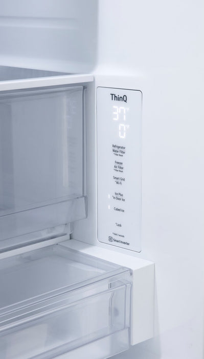 LG 36\" 31 Cu. Ft. French-Door Standard-Depth MAX™ Refrigerator - Smudge Proof Stainless Steel - LRFXS3106S