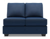 Sofa Lab Roll Armless Loveseat - Pax Navy 