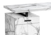 Remi Reversible Desk - White Marble-Look 