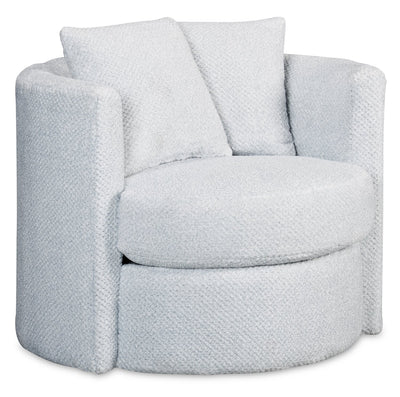 Petite Chenille Swivel Cuddler Chair - Teddy Star 