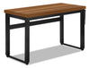 Kai 47.25\" Adjustable Height Office Desk - Walnut