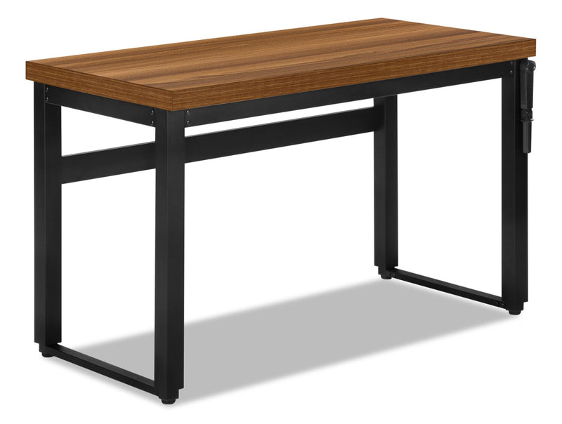 Kai 47.25\" Adjustable Height Office Desk - Walnut