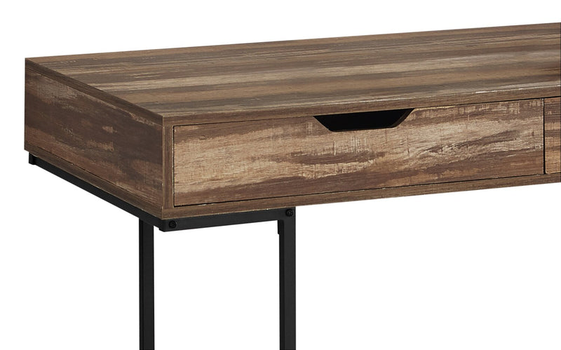Butler 47.25\" Office Desk with 2-Drawers - Brown
