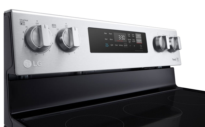 LG 6.3 Cu. Ft. Smart Electric Range with EasyClean® - Stainless Steel - LREL6321S