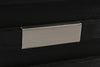 Bronx 60" TV Stand - Charcoal - Contemporary style TV Stand in Charcoal Acacia