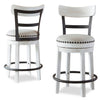 Otis Counter-Height Swivel Stool - White 