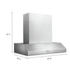 KitchenAid® 36" Commercial-Style Wall-Mount Canopy Range Hood - KVWC956KSS 