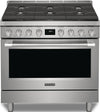 Frigidaire Professional 4.4 Cu. Ft. Dual Fuel Range With Dual Fan Convection and Six Burner Cooktop - Smudge-Proof® Stainless Steel - PCFD3670AF