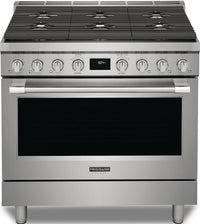 Frigidaire Professional 4.4 Cu. Ft. Dual Fuel Range With Dual Fan Convection and Six Burner Cooktop …