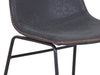 Amos 7-Piece Dining Package with Tess Chairs - Grey - Dining Room Set