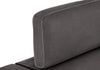 Drake Faux Suede Chair with Pull-Out Ottoman - Cement 