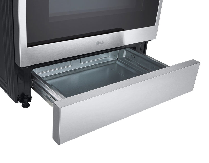 LG 6.3 Cu. Ft. Smart Induction Range with Air Fry and ProBake Convection® - Smudge Proof Stainless Steel - LSIL6334F
