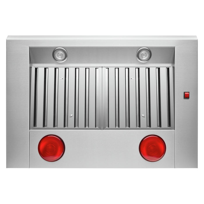 KitchenAid® 36\" Commercial-Style Wall-Mount Canopy Range Hood - KVWC956KSS